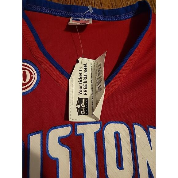 Antonio Mcdyess Detroit Pistons Jersey Basketball Youth Large 14-16 Boys - Picture 5 of 8